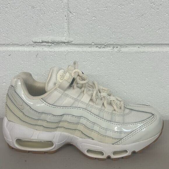 Nike AIR MAX Beige cream Tan Off White running Shoes sz 5.5 sneaker shoe - Picture 1 of 10